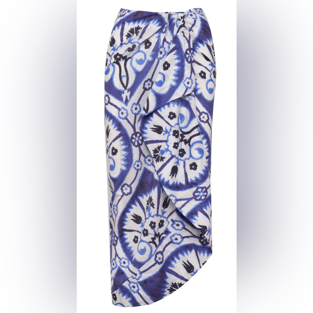 Johanna Ortiz Baru Ancestry Wrap Skirt $495